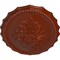 Ekena Millwork Oxford Ceiling Medallion, Hand-Painted Firebrick, 16 7/8"W x 11 3/4"H x 1 1/2"P CM16OXFIF - alternate 3